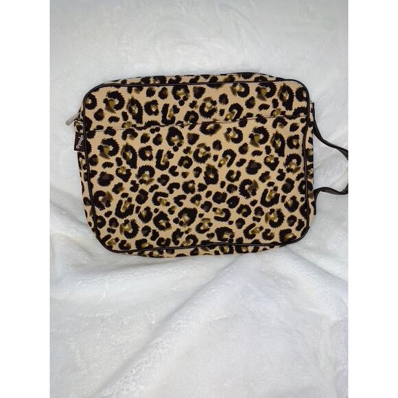 Leopard Print 13" Laptop/Tablet Sleeve Padded Multicolor Case - Picture 4 of 8